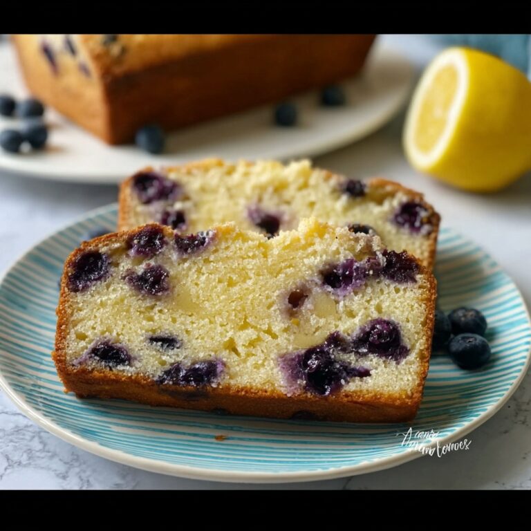 Easy Blueberry Lemon Bread Recipe – Bakery Style Loaf Recipe