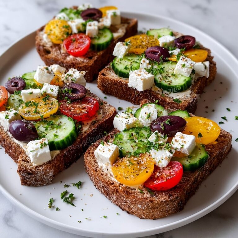 Whole Grain Mediterranean Toast Recipe