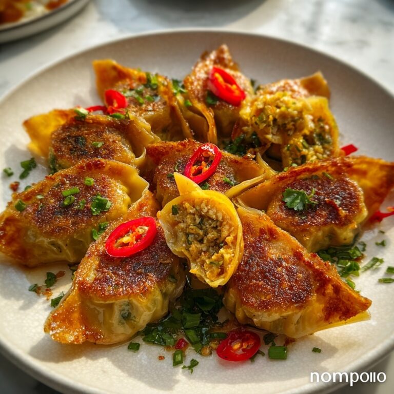 Air Fryer Curry Dumplings: Easy, Crispy & Flavorful! Recipe