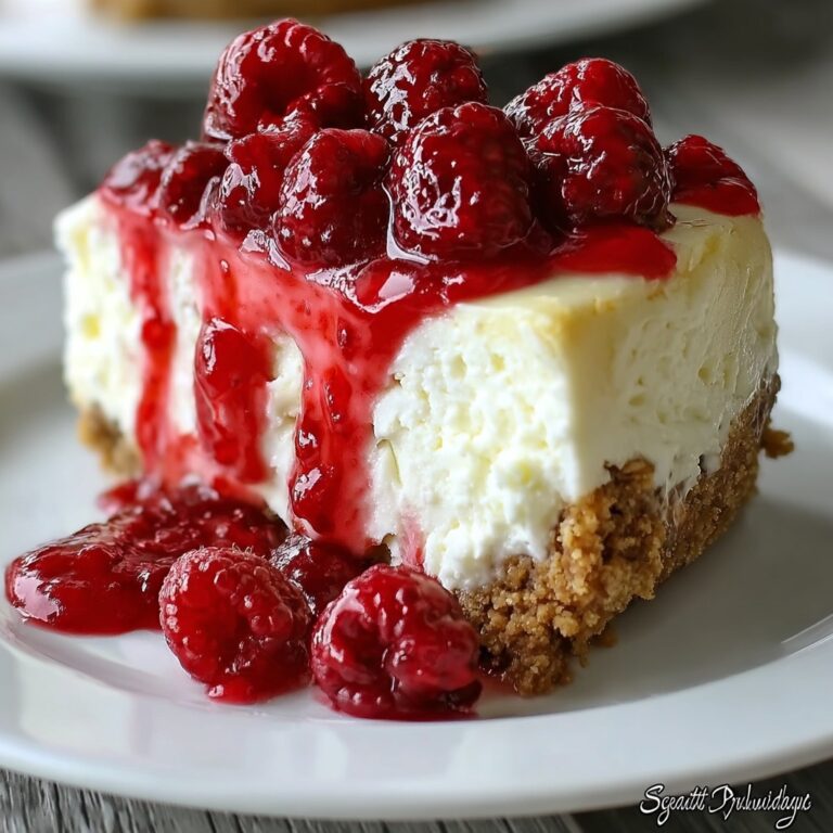 White Chocolate Raspberry Cheesecake Bliss Recipe
