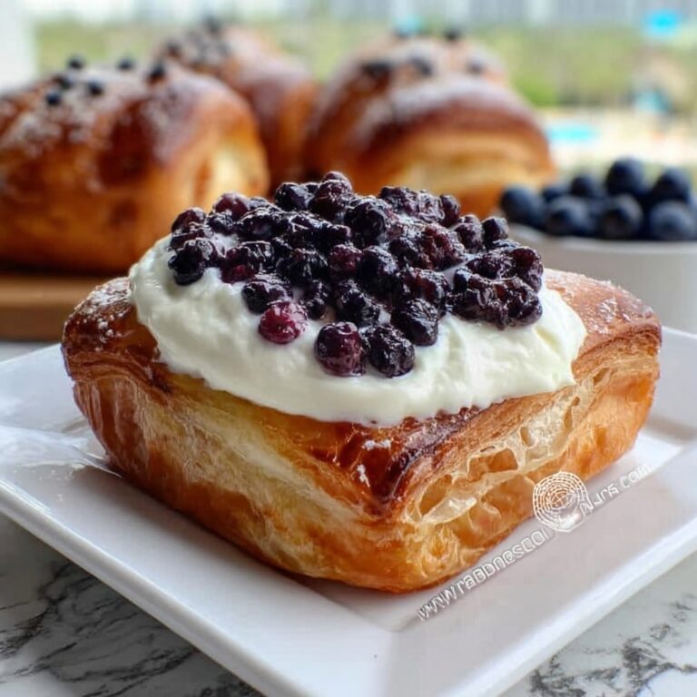 Decadent Blueberry Cream Cheese Danish Recipe