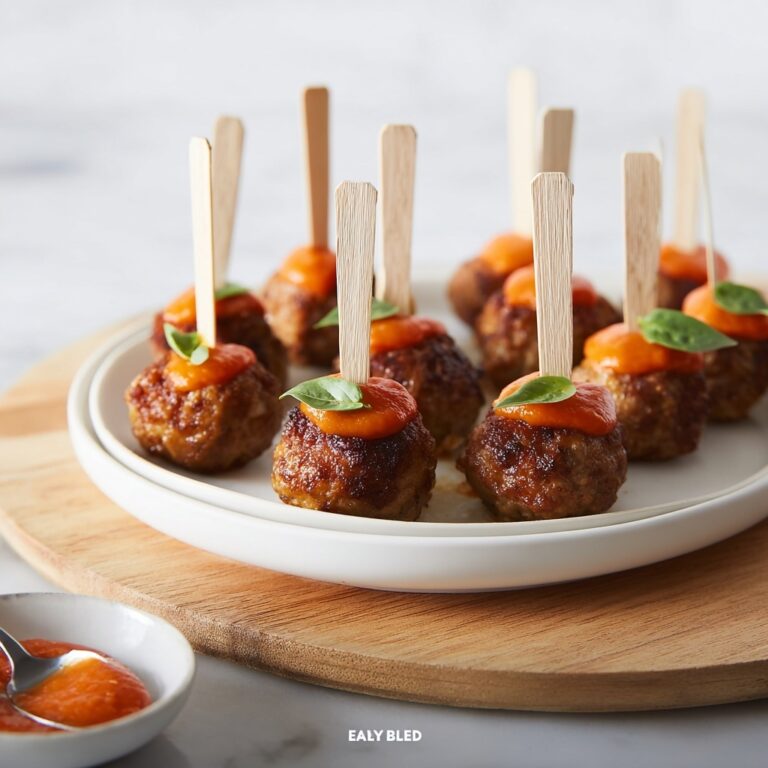 Mozzarella Stuffed Vegetarian Meatball Bites Recipe