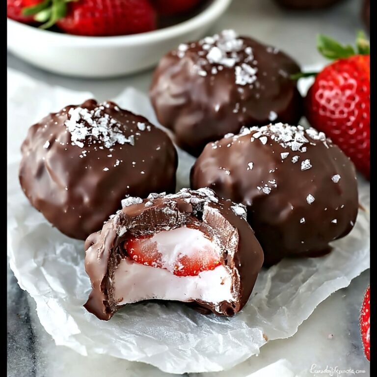 Chocolate Strawberry Frozen Yogurt Bites Recipe
