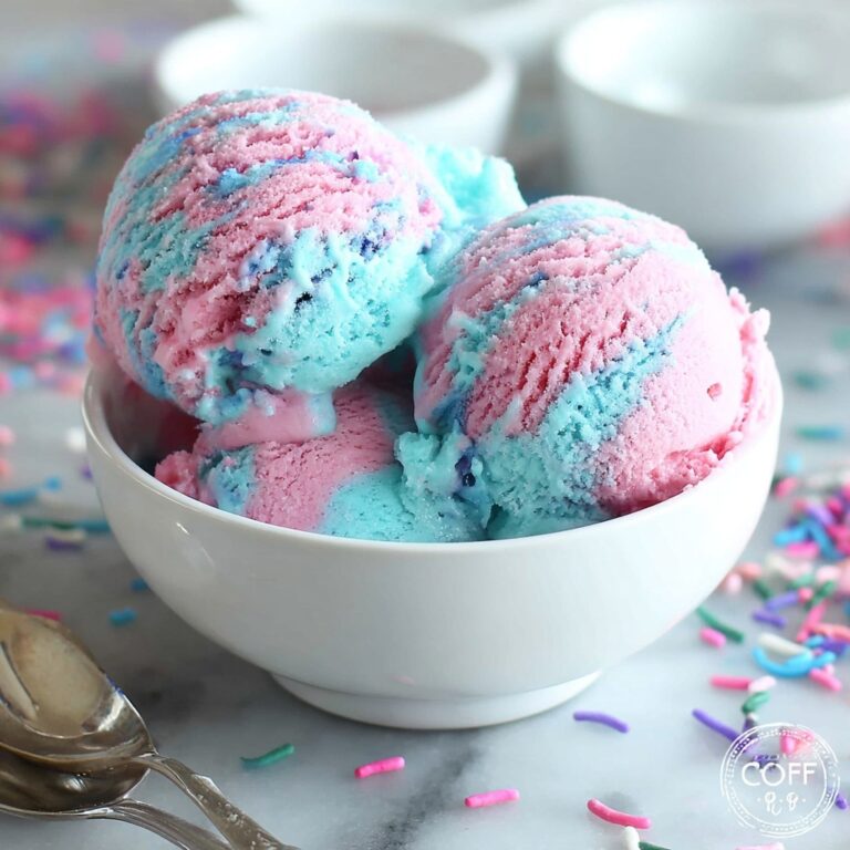 No-Churn Cotton Candy Ice Cream Recipe