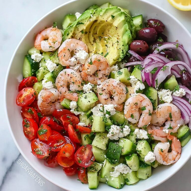 Mediterranean Shrimp and Avocado Salad Recipe