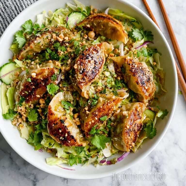 Sesame-Soy Dumpling Salad Recipe