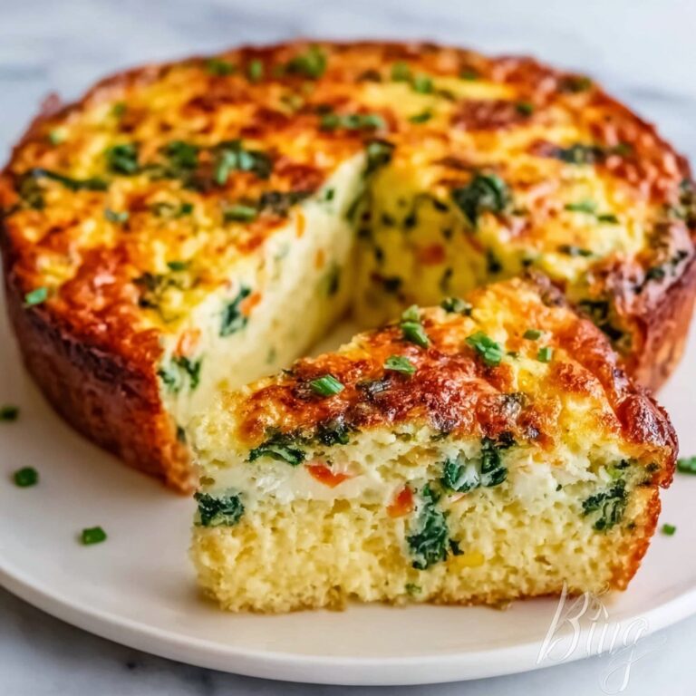 Cottage Cheese Crustless Quiche Recipe