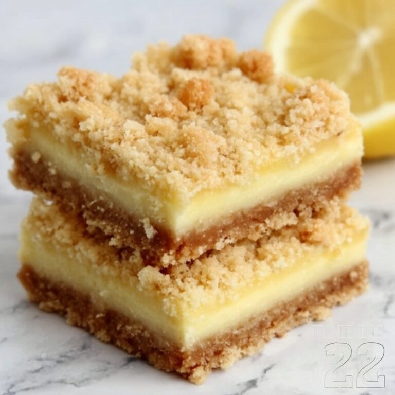 Homemade Lemon Crumb Bars Recipe