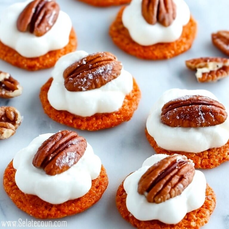 Sweet Potato Bites with Marshmallows and Pecans Recipe