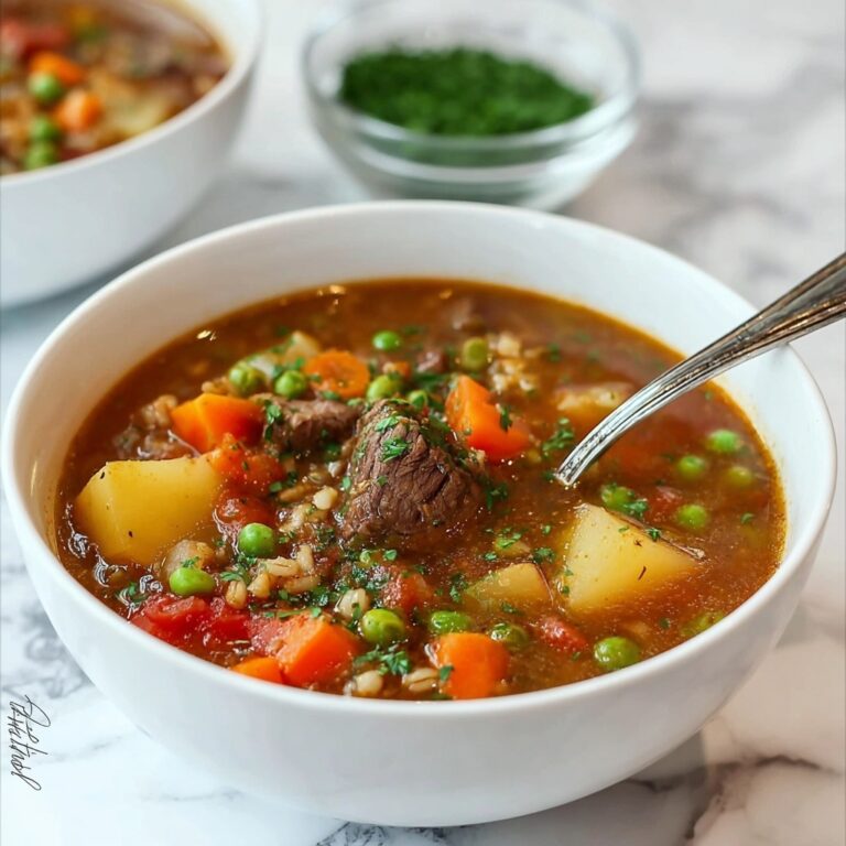 Hearty Beef Barley Soup Recipe