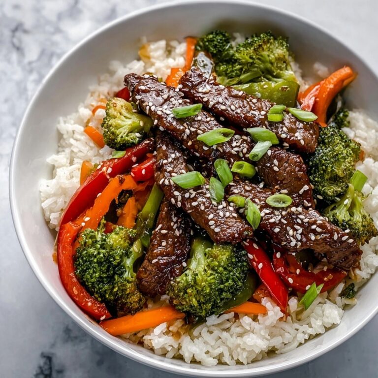 Teriyaki Beef Bowl with Vegetables Recipe