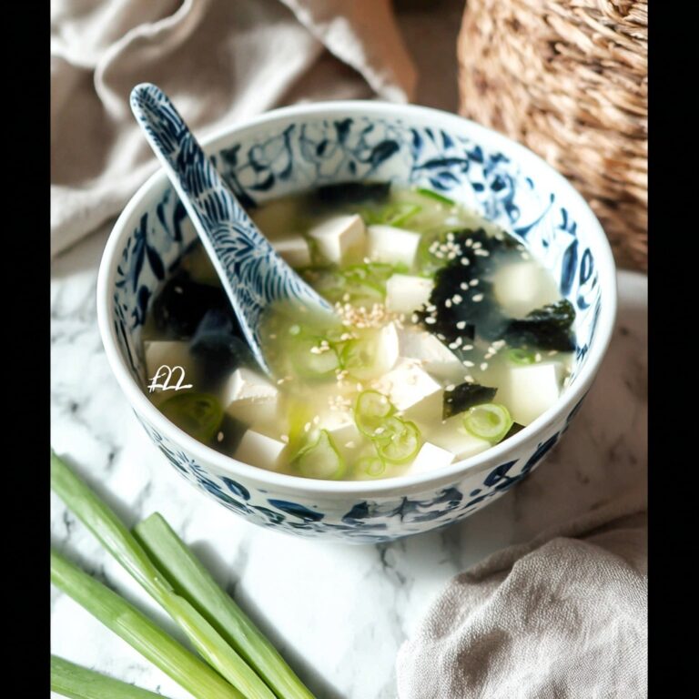 Homemade Miso Soup with Tofu Recipe