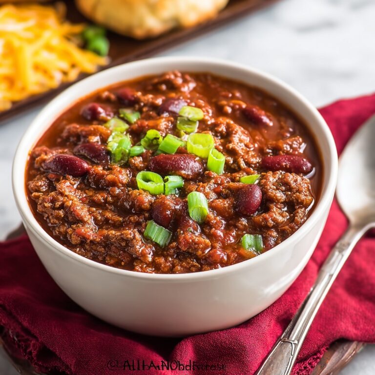 Hearty Beef Chili with Kidney Beans Recipe