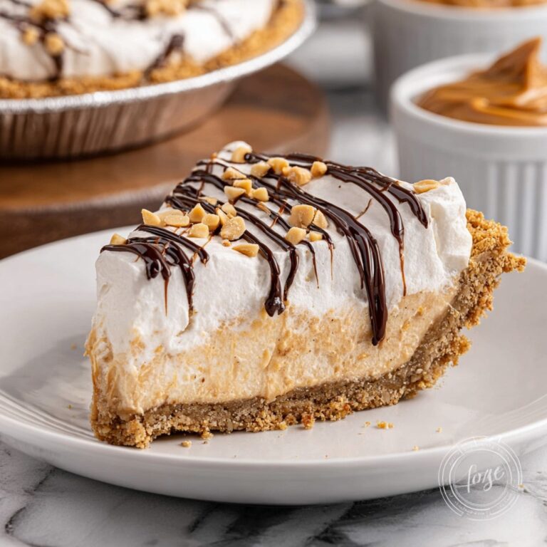 No Bake Peanut Butter Pie Recipe
