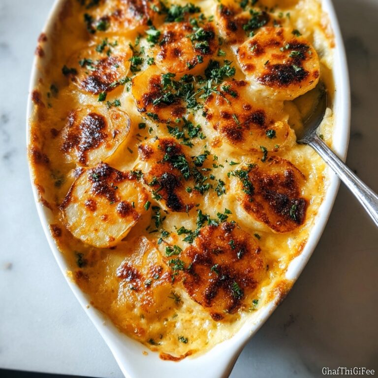 Dad’s Creamy & Cheesy Au Gratin Potatoes Recipe