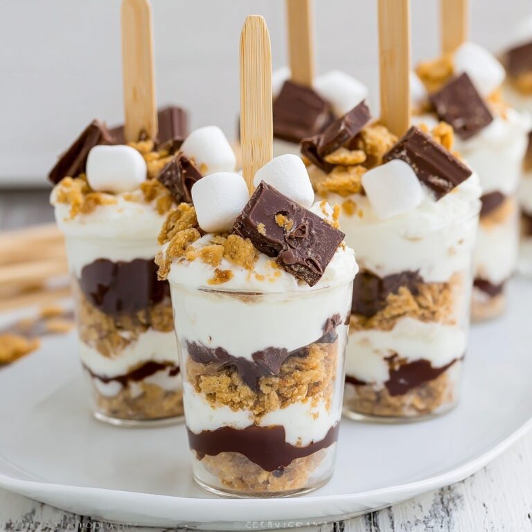 Layered S’mores Pops Recipe