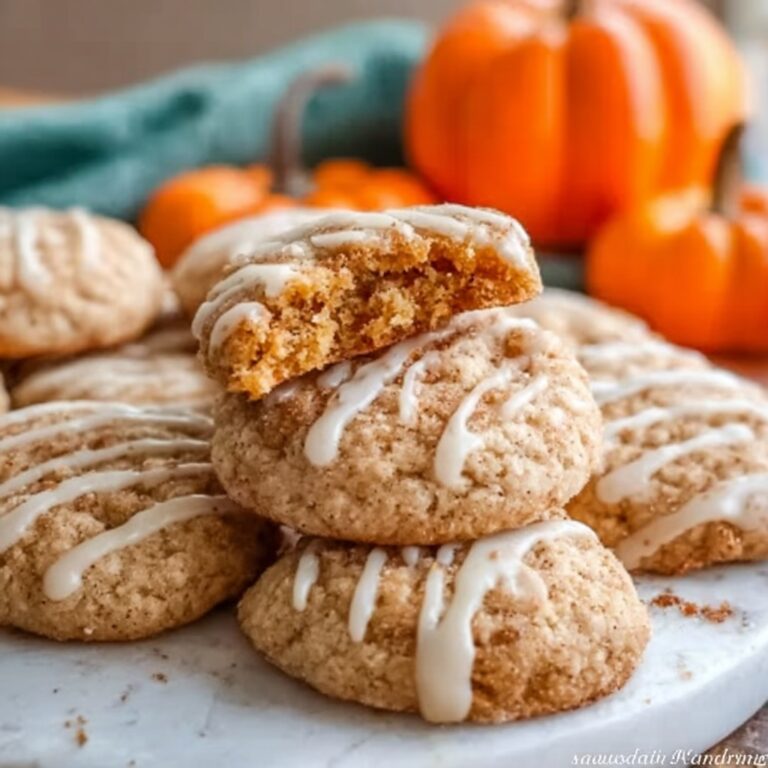 Coffee Cake Cookies with Streusel and Vanilla Glaze Recipe