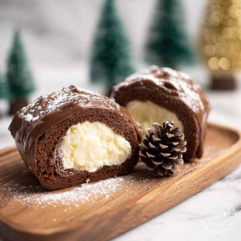 Mini Christmas Yule Logs Recipe