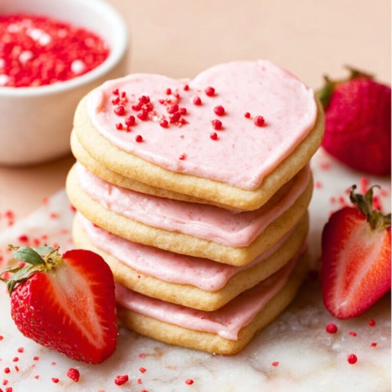 Strawberry Shortbread Cookies Recipe