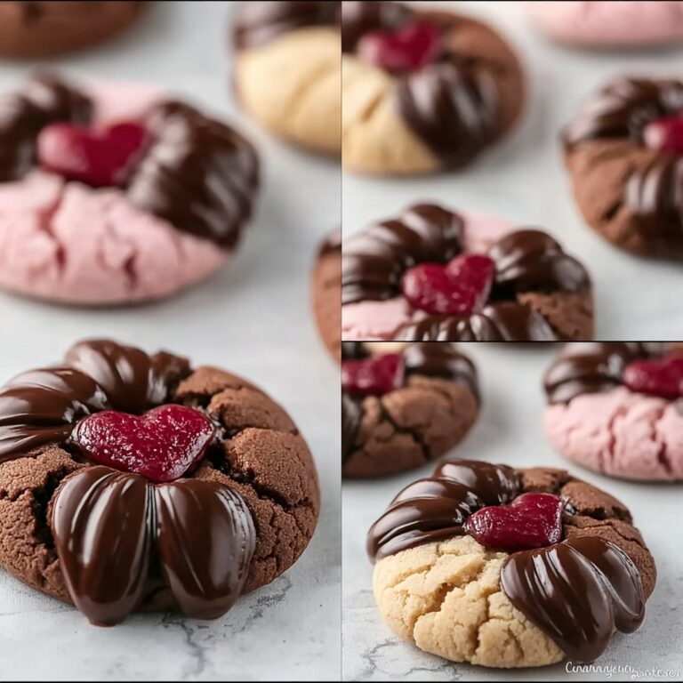 Valentine Ganache Cookies Recipe