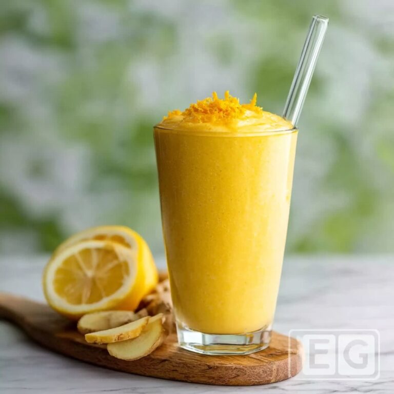 Fresh Lemon Ginger Detoxifying Smoothie Recipe