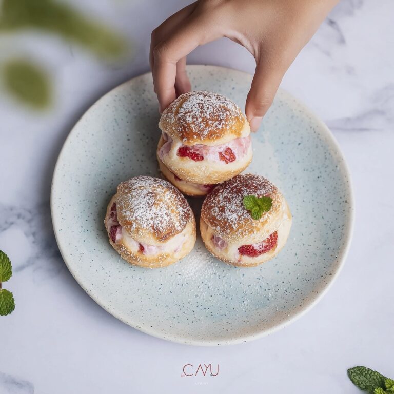 Strawberry and Cream Cheese Pinwheels Recipe