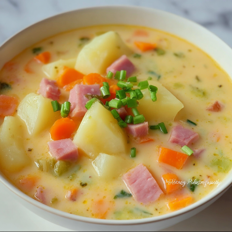 Yukon Gold Potato and Ham Soup Recipe