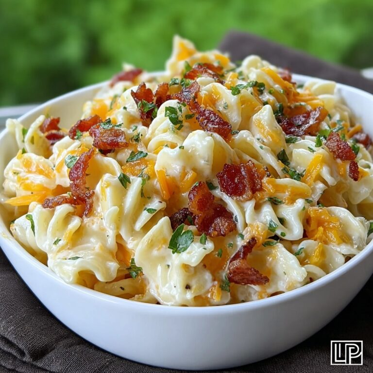 Bacon Cheddar Ranch Pasta Salad: A Creamy Crowd-Pleaser Recipe