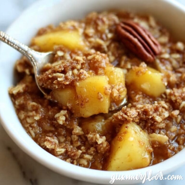 Healthy Breakfast Apple Crumble Recipe