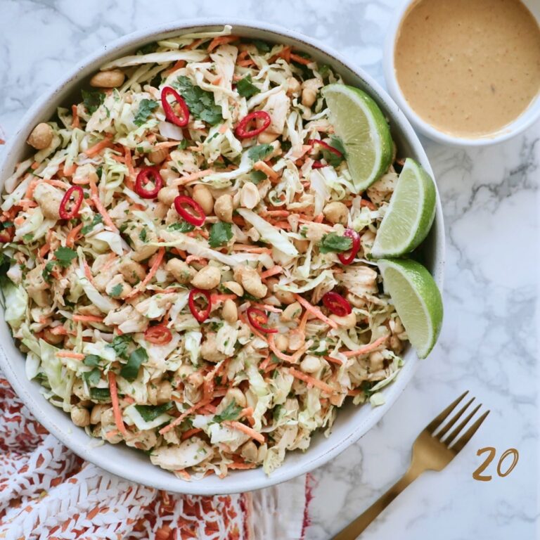 Thai Peanut Chicken Salad Recipe