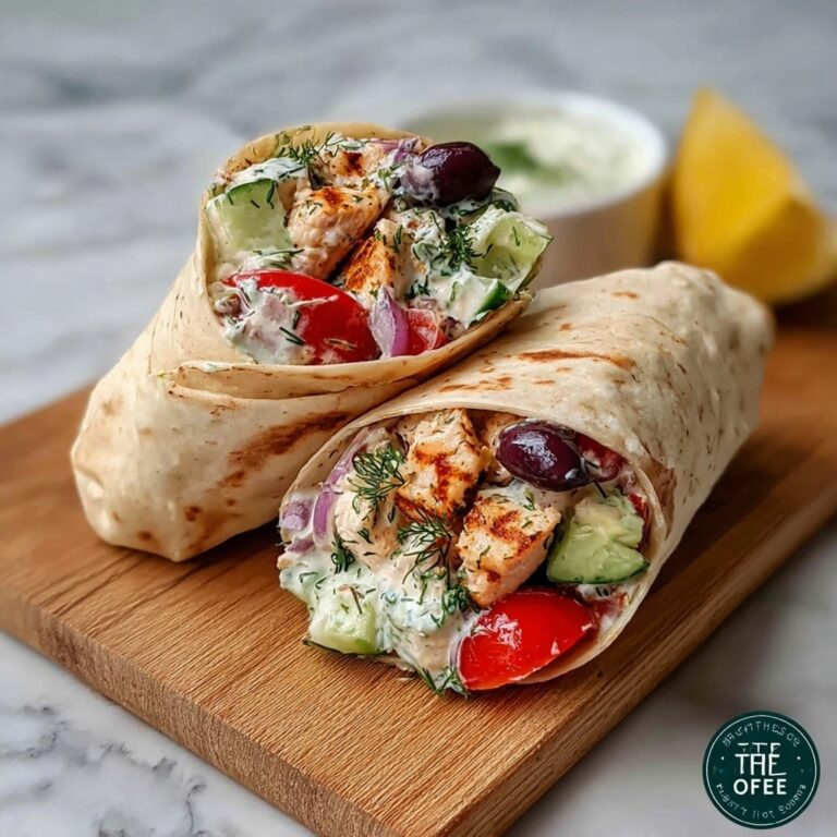 Mediterranean Chicken Wraps Recipe