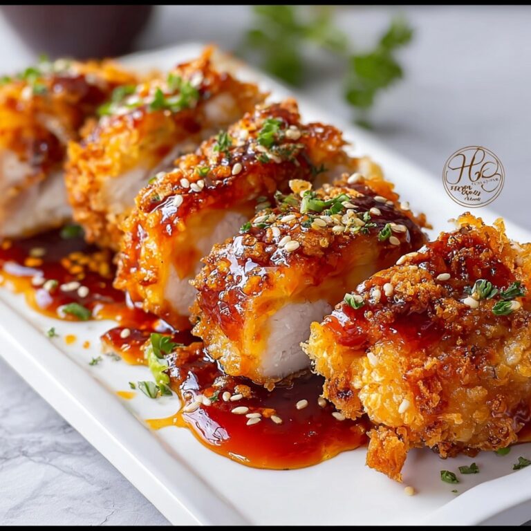 Baked Crunchy Hot Honey Chicken Recipe
