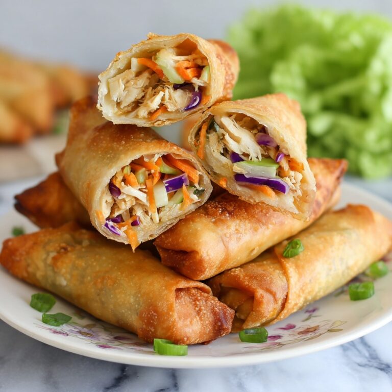 Chicken Coleslaw Egg Rolls Recipe