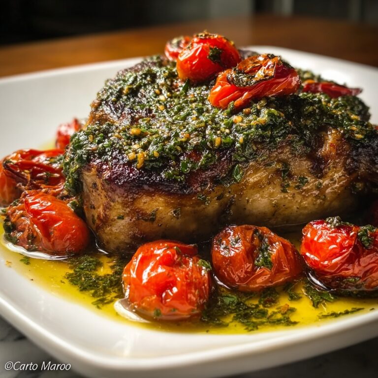 Italian Chicken with Basil Pesto and Grape Tomatoes Recipe