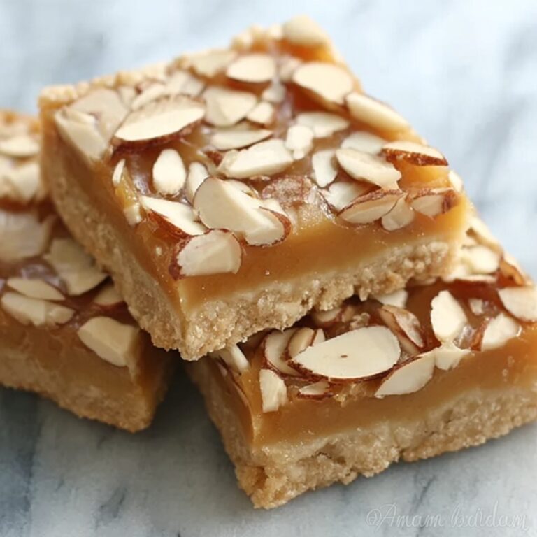 Almond Bars with White Chocolate Drizzle Recipe