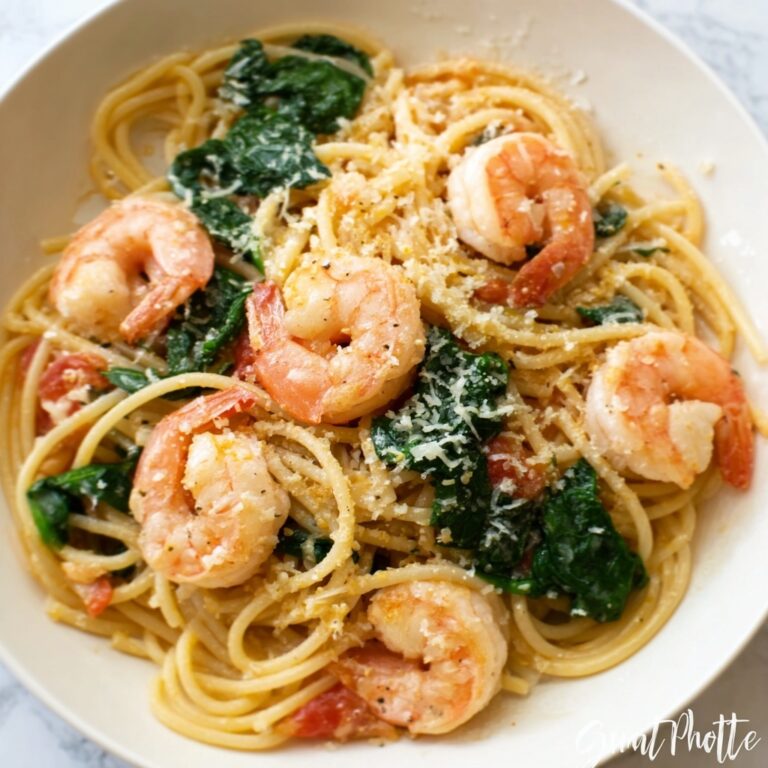 Lightened Creamy Cajun Shrimp Pasta Recipe