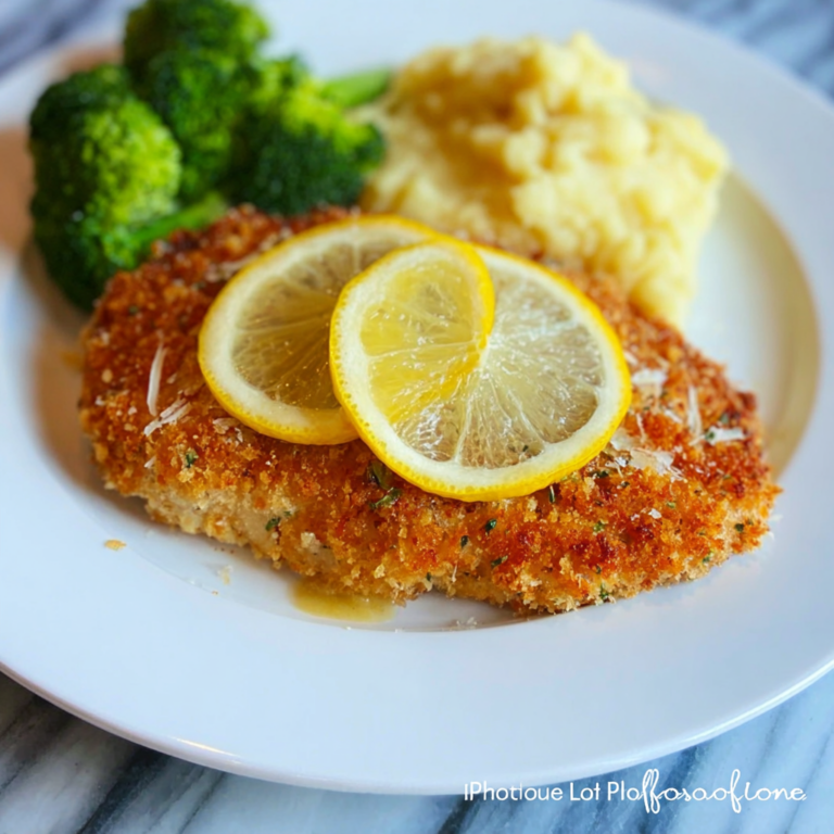 Almond Crusted Chicken with Lemon Sauce Recipe