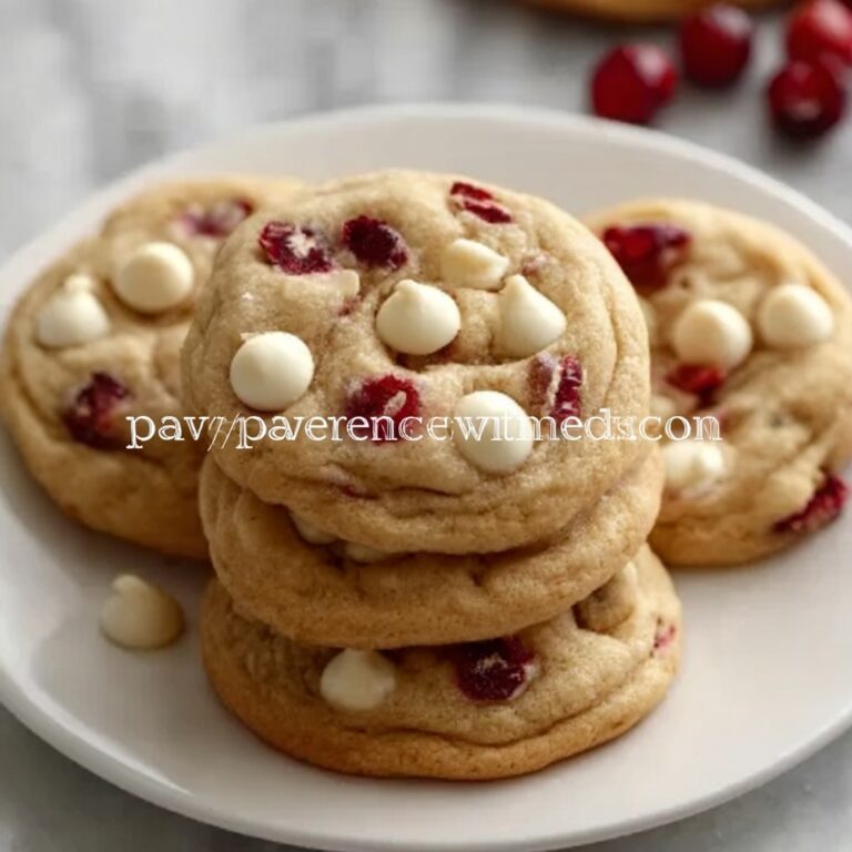 White Chocolate Cranberry Cookies Recipe