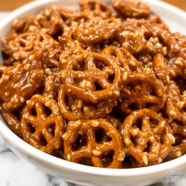 Butter Toffee Pretzels Recipe
