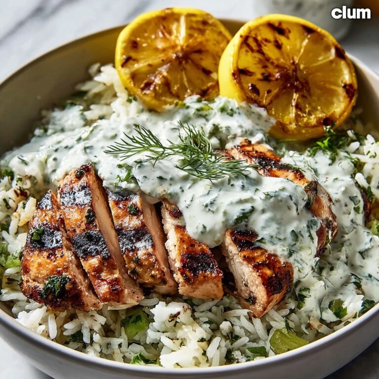 Dump-and-Bake Chicken Tzatziki with Rice Recipe