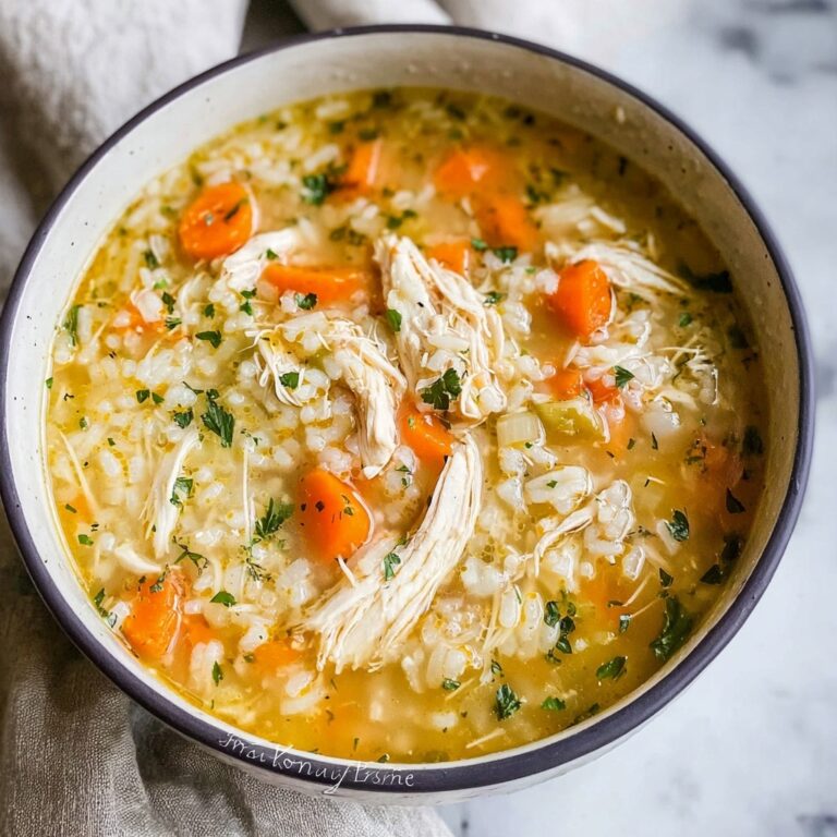 Homemade Chicken and Rice Soup Recipe