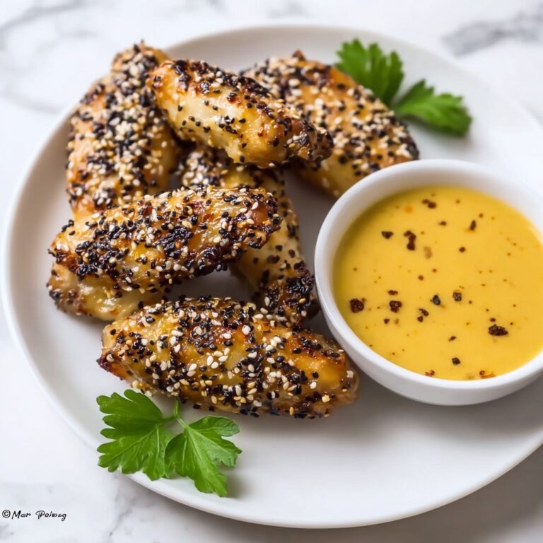 Air Fryer Chicken Tenders with Maple Mustard Sauce Recipe