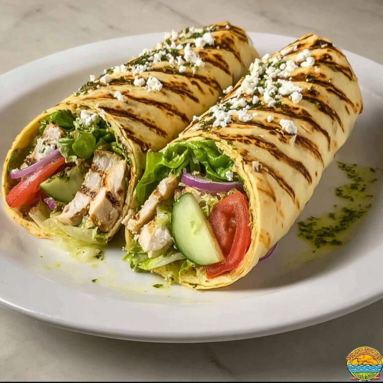 Mediterranean Chicken Wraps: 7 Fresh Flavor Bombs Recipe