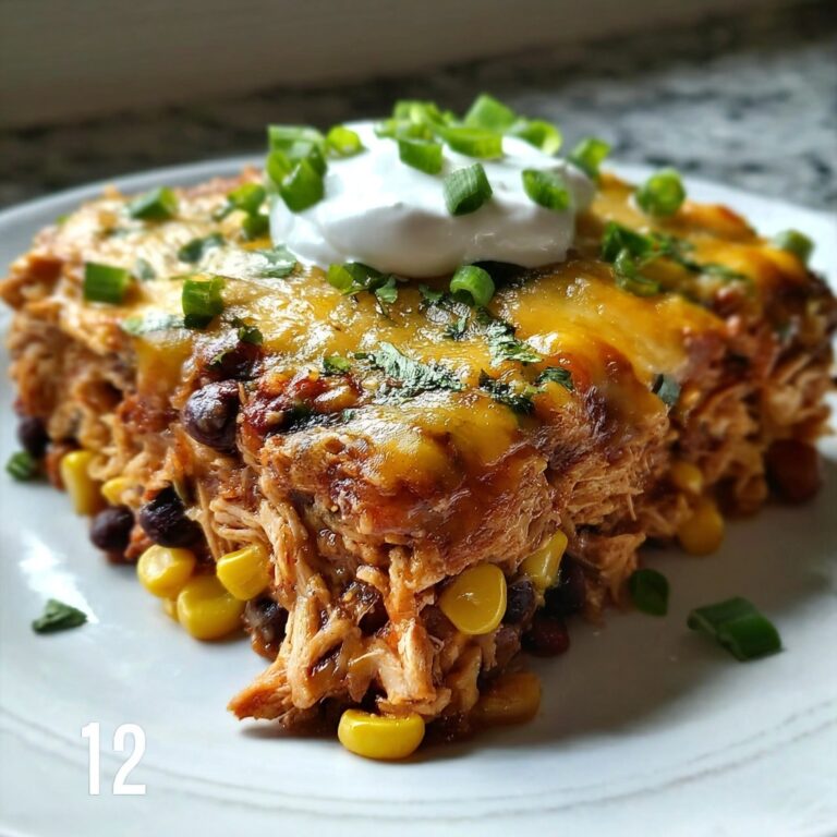 Chicken Taco Casserole: 5 Irresistibly Comforting Layers Recipe