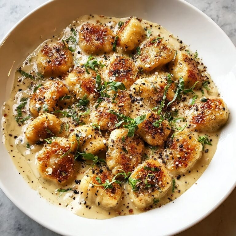 Gnocchi with Truffle Parmesan Sauce Recipe