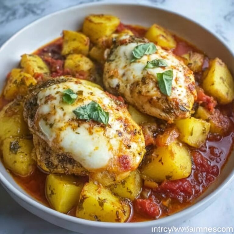 Healthy Chicken Parmesan with Vegetables Recipe