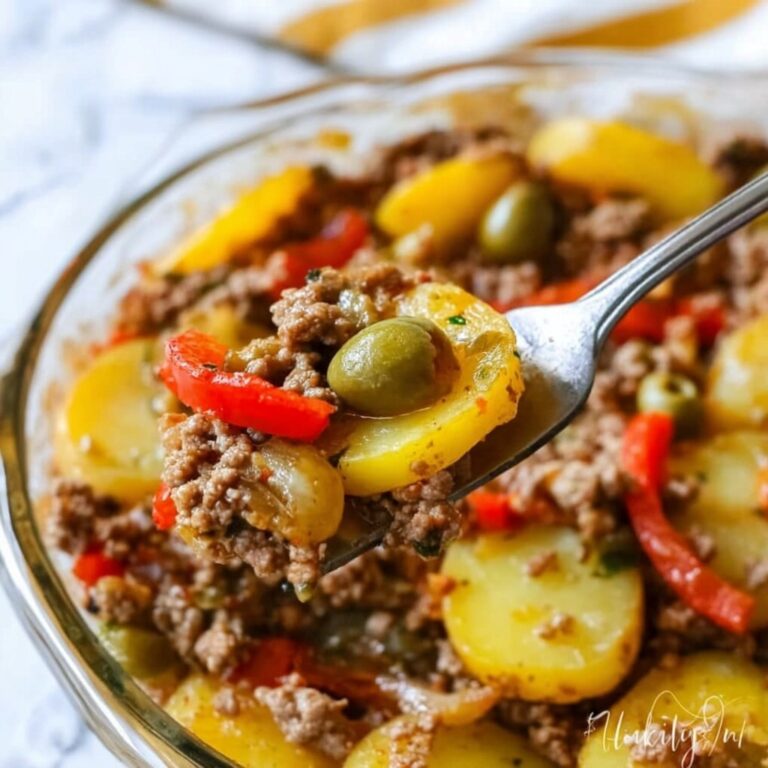 Southern Five Layer Beef Casserole Recipe