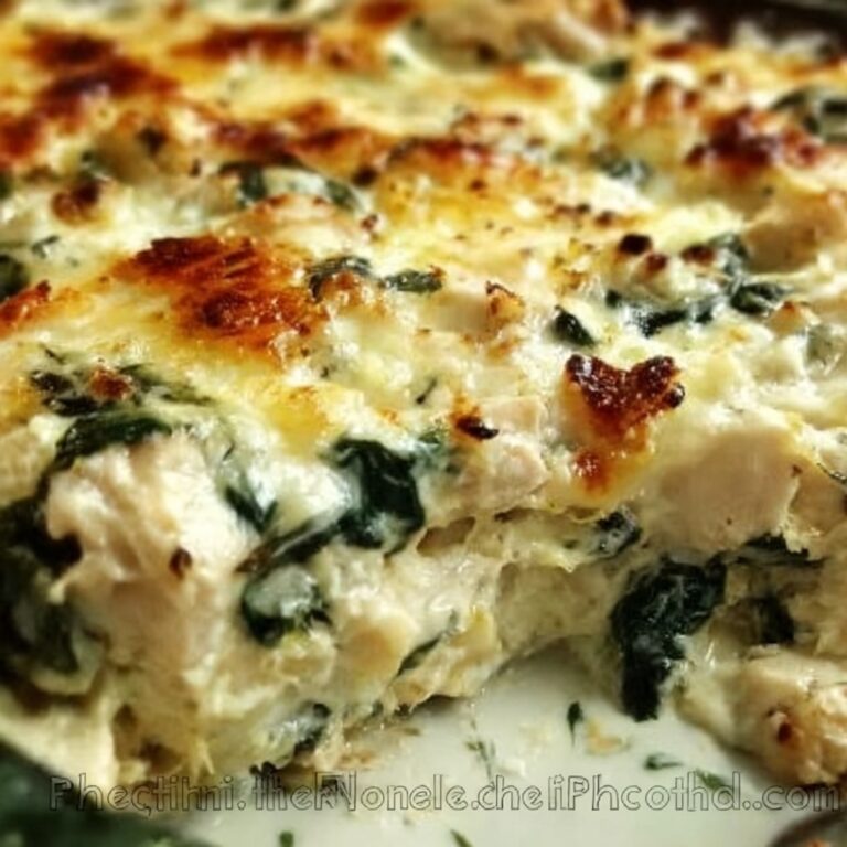 Creamy Chicken and Spinach Casserole Recipe