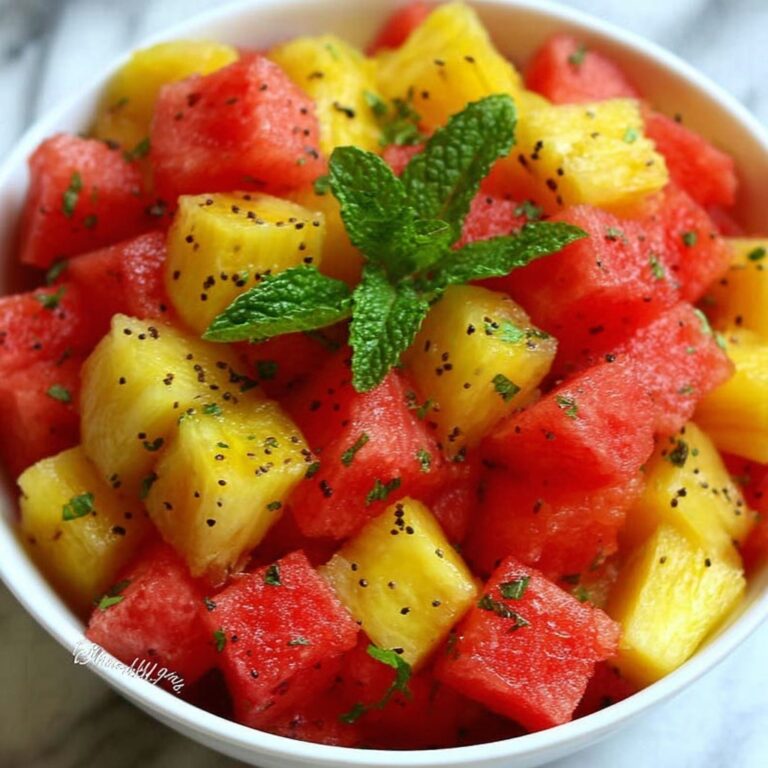 Watermelon Pineapple Salad: A Refreshing Summer Delight Recipe