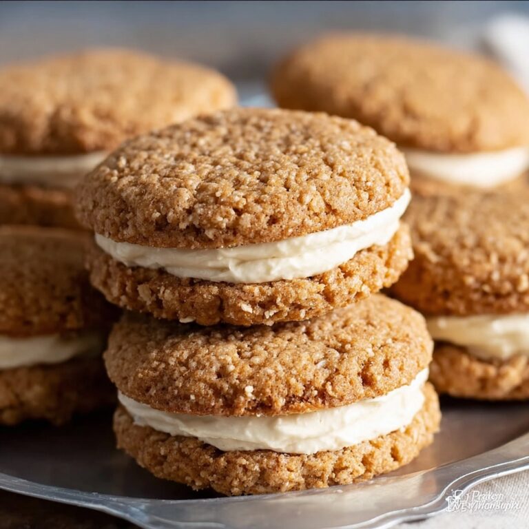 Hazelnut Sandwich Cookies with Vanilla Filling Recipe